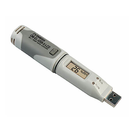 OMEGA奧米佳 OM-EL-USB-2-LCD溫度、濕度和露點數(shù)據(jù)記錄器 配有LCD顯示屏